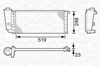 Теплообменник MAGNETI MARELLI 350213101003