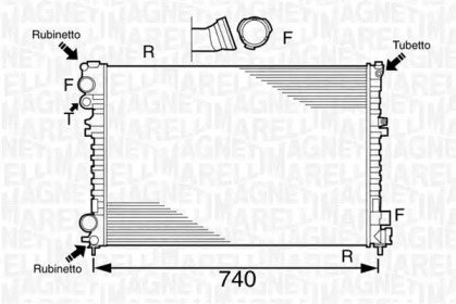 Теплообменник MAGNETI MARELLI 350213102700