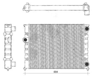 Теплообменник MAGNETI MARELLI 350213104200