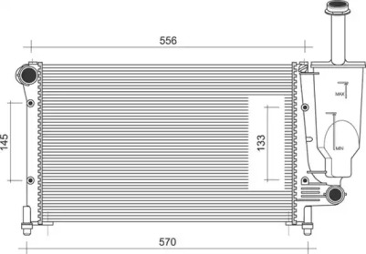 Теплообменник MAGNETI MARELLI 350213107300