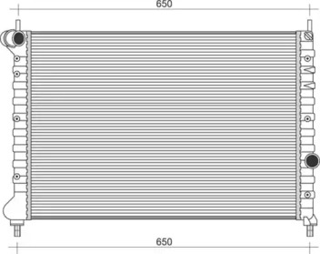 Теплообменник MAGNETI MARELLI 350213108600