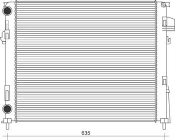 Теплообменник MAGNETI MARELLI 350213113800