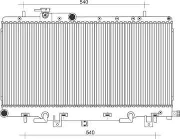 Теплообменник MAGNETI MARELLI 350213115200