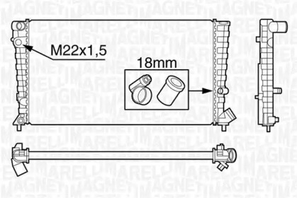 Теплообменник MAGNETI MARELLI 350213118300