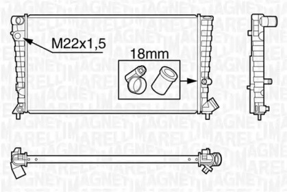 Теплообменник MAGNETI MARELLI 350213118400