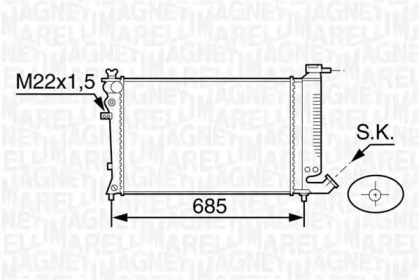 Теплообменник MAGNETI MARELLI 350213119100