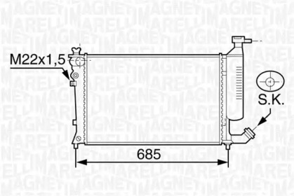 Теплообменник MAGNETI MARELLI 350213119200