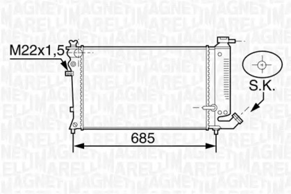 Теплообменник MAGNETI MARELLI 350213119400