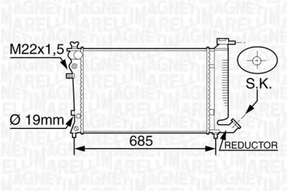 Теплообменник MAGNETI MARELLI 350213120200