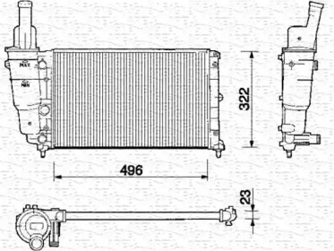 Теплообменник MAGNETI MARELLI 350213120000