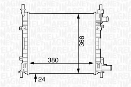 Теплообменник MAGNETI MARELLI 350213121800