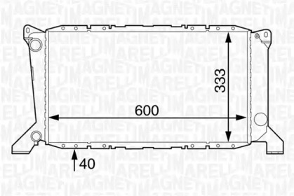 Теплообменник MAGNETI MARELLI 350213122200