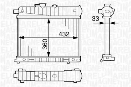 Теплообменник MAGNETI MARELLI 350213122400