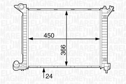 Теплообменник MAGNETI MARELLI 350213122800