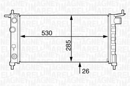 Теплообменник MAGNETI MARELLI 350213122900