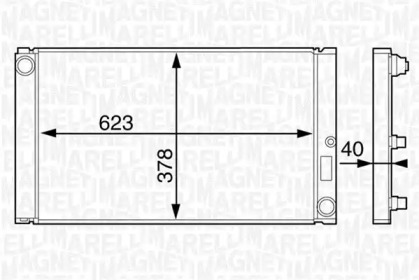 Теплообменник MAGNETI MARELLI 350213123500