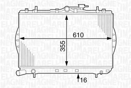 Теплообменник MAGNETI MARELLI 350213123600