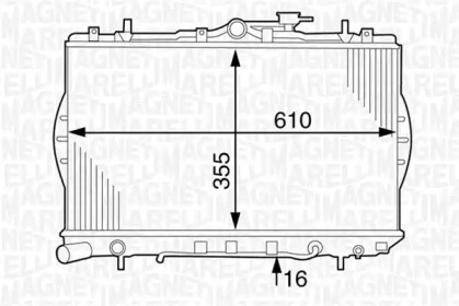 Теплообменник MAGNETI MARELLI 350213123700