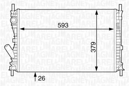 Теплообменник MAGNETI MARELLI 350213124100