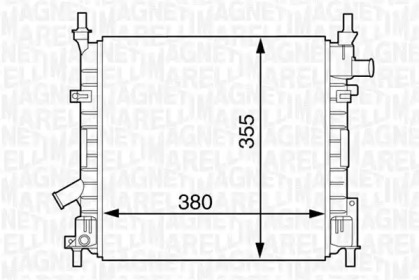 Теплообменник MAGNETI MARELLI 350213124300