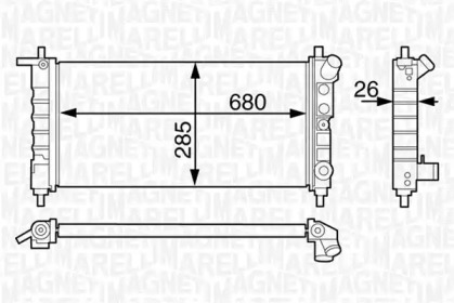 Теплообменник MAGNETI MARELLI 350213124400