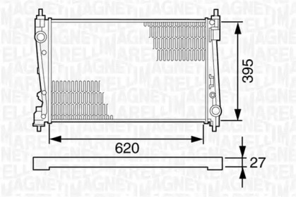 Теплообменник MAGNETI MARELLI 350213124800