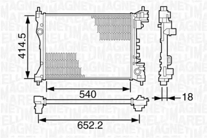 Теплообменник MAGNETI MARELLI 350213125400