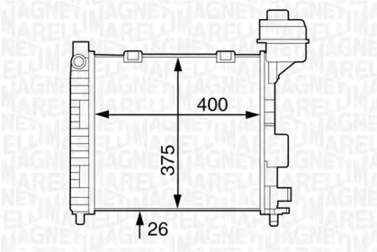 Теплообменник MAGNETI MARELLI 350213125500