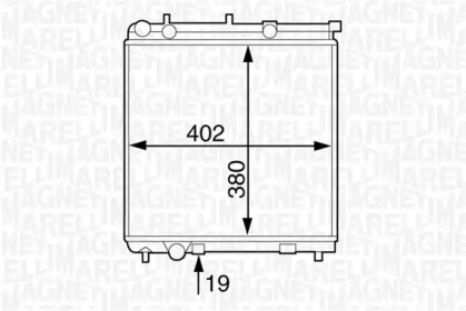 Теплообменник MAGNETI MARELLI 350213125800