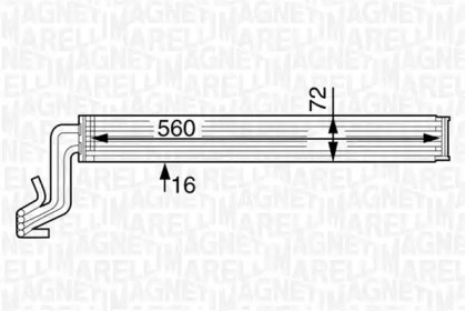 Теплообменник MAGNETI MARELLI 350213126400