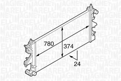 Теплообменник MAGNETI MARELLI 350213127200