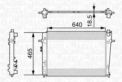 Теплообменник MAGNETI MARELLI 350213127500