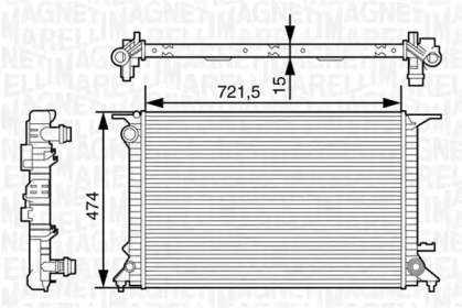 Теплообменник MAGNETI MARELLI 350213127600