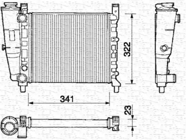 Теплообменник MAGNETI MARELLI 350213127000