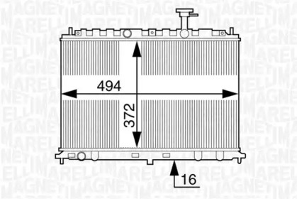 Теплообменник MAGNETI MARELLI 350213128300