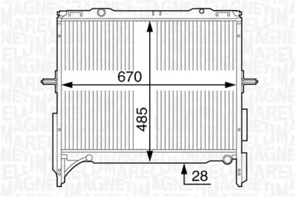 Теплообменник MAGNETI MARELLI 350213128700