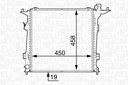 Теплообменник MAGNETI MARELLI 350213129200