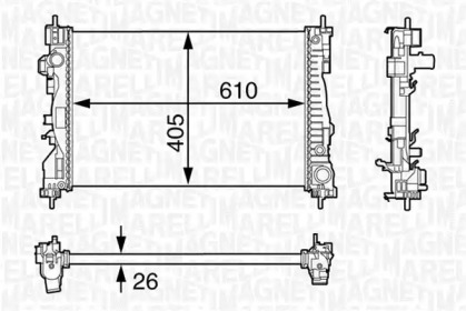 Теплообменник MAGNETI MARELLI 350213129800