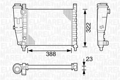 Теплообменник MAGNETI MARELLI 350213129000