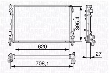 Теплообменник MAGNETI MARELLI 350213131700