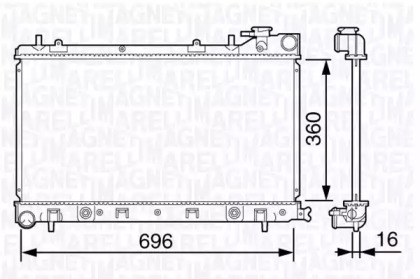 Теплообменник MAGNETI MARELLI 350213132400