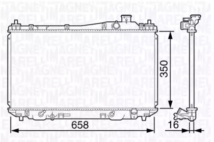 Теплообменник MAGNETI MARELLI 350213132900