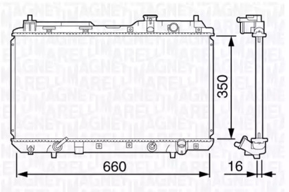 Теплообменник MAGNETI MARELLI 350213133100