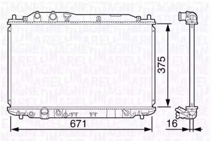 Теплообменник MAGNETI MARELLI 350213133700