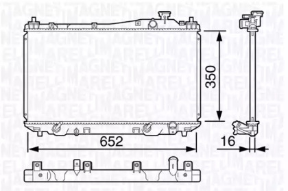 Теплообменник MAGNETI MARELLI 350213133800