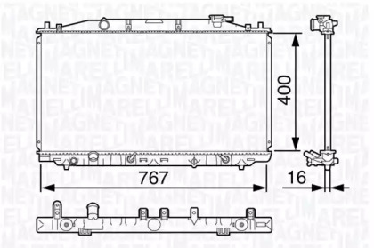 Теплообменник MAGNETI MARELLI 350213133900