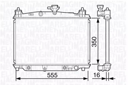 Теплообменник MAGNETI MARELLI 350213134300