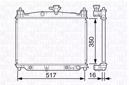 Теплообменник MAGNETI MARELLI 350213134400