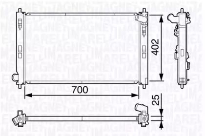 Теплообменник MAGNETI MARELLI 350213135100