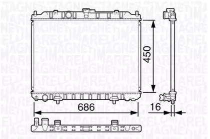 Теплообменник MAGNETI MARELLI 350213135200